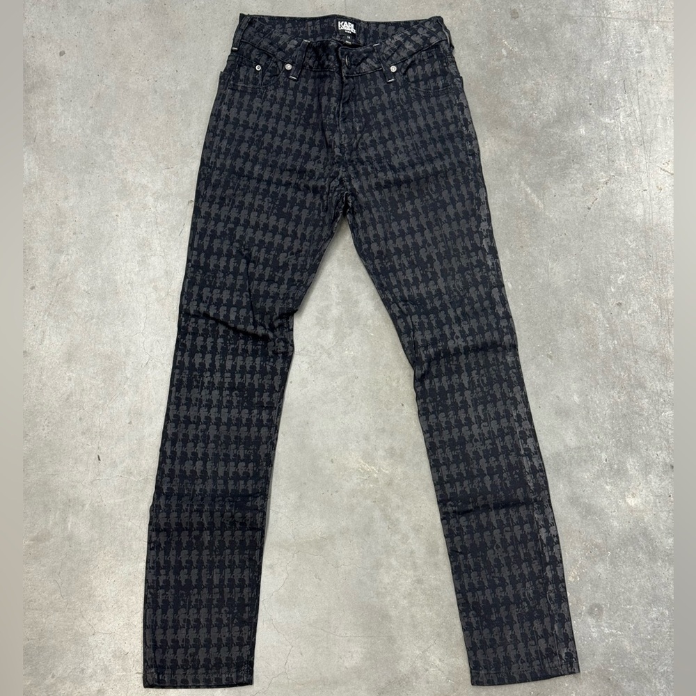 KARL Lagerfeld Boys Printed Skinny Jeans | Size 14 | Like New